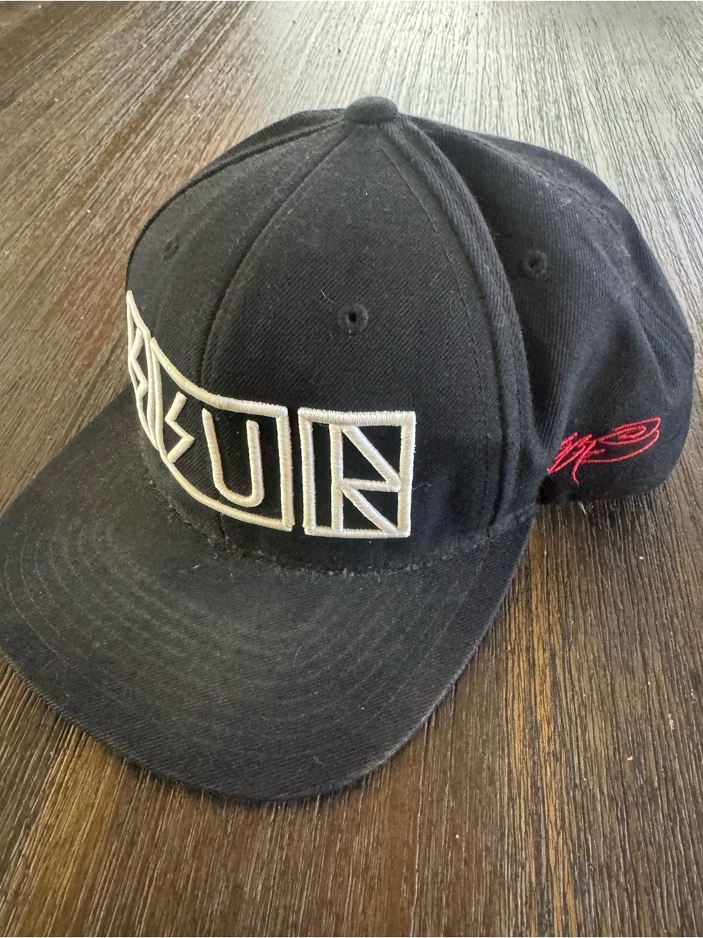 SSUR Los Angeles Black Embroidered Snapback Hat